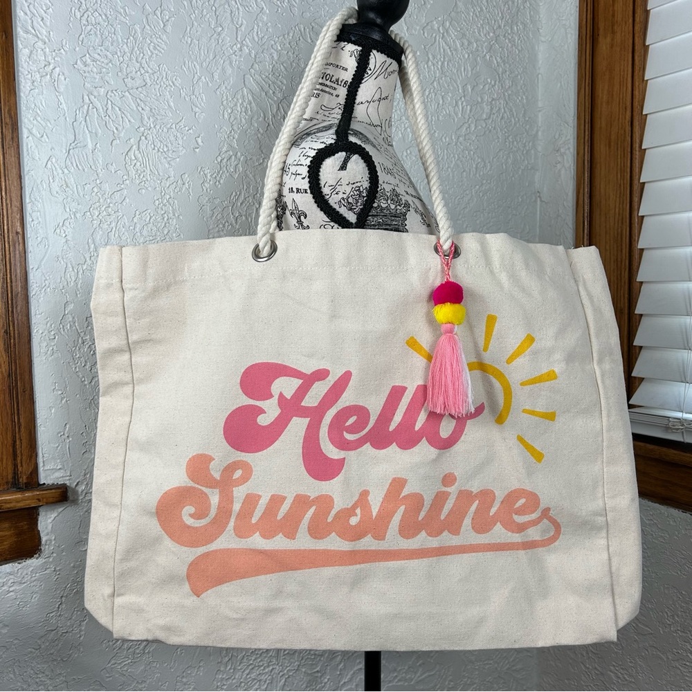 Eccolo | HELLO SUNSHINE Canvas Tote Bag